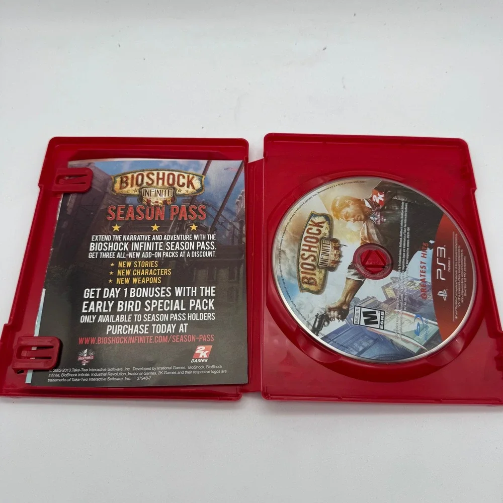 BioShock‎ Infinite Greatest Hits Sony PlayStation 3 PS3 2013 2K Games Move Ready